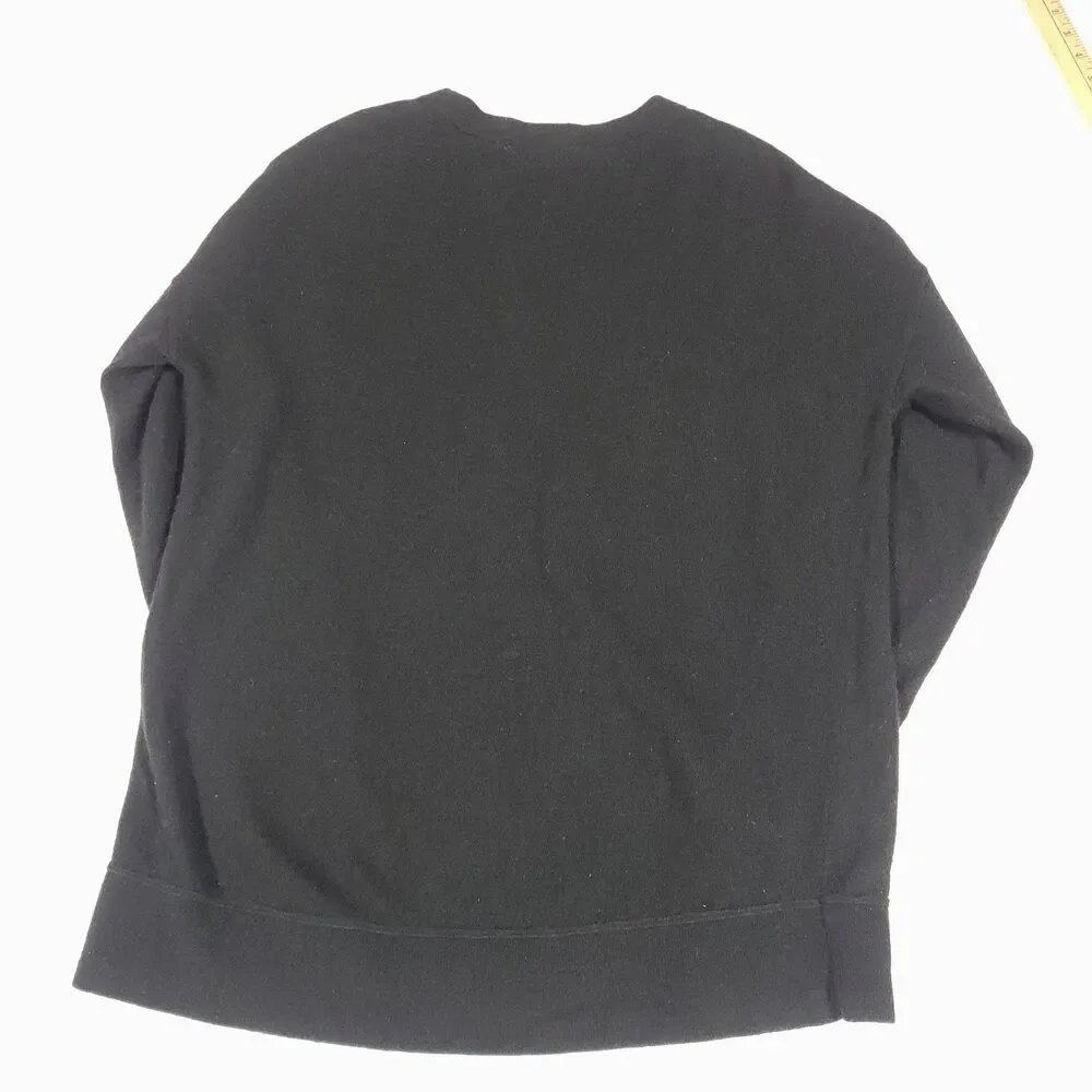 Wool jewel Beaded Sweater Kate Spade M Black Live Colorfully Holiday Career Wear